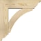 Ekena Millwork Thorton Traditional Rough Sawn Bracket w/ Offset Brace, Douglas Fir, 6"W x 20"D x 20"H BKT0604X20X20THR01RDF - alternate 2